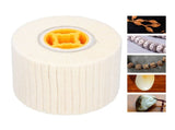 Wool Felt Wire Drawing Wheel Buffing Wheel Parts for Stainless Steel Polishing 120x100mm V1294-YM0721-3111210023111