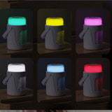 Small Home Fan, High Wind Power Desk Fan, Humidification Cooling, Multi Color LED Light V1370-AZ4-09050