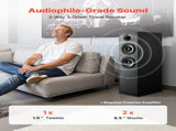 Floorstanding Speakers, 2-Way, Floor-Standing Tower Speakers with 25.4 mm Tweeter, Dual 165.1 mm V952-WYLDSYSQ2GZ6KLL9J001V0