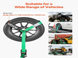 Wheel Chock Tie-Down Kit, Tire-Style Tow Dolly Strap, Car Tie Down Kit with Heavy-Duty Hook, Break V952-CLJGTJ2LTXZX66N3Q001V0