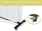 Portable 6.7m Pickleball Net Set Heavy Duty Metal Frame with Wheels V63-953491