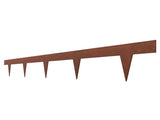 Steel Landscape Edging, 10 Packs 40 x 4.5 in Weather-Resistant & Pre-Rust Metal Landscape Edging, V952-NHGJSPZ40INC64GX7V0