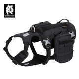 Whinhyepet Military Harness - Black, XL ZAP-YH1805-3
