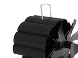 Wood Stove Fan Aluminum Alloy Portable Heat Powered Thermal Fan with Overheating Protection for V1294-YM0901-3114250082011