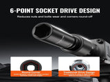 3/8" Drive Impact Socket Set, 15 Piece Deep Socket Set Metric 8-22mm, 6 Point Cr-Mo Alloy Steel for V952-CJTTZJ1CRMO1D0PTUV0