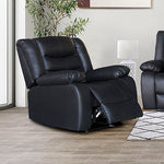 Fantasy Recliner Pu Leather 1R Black V43-REC-FAN1RBL