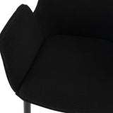 Charcoal Embrace Boucle teddy Sherpa Fabric Armchair Set V264-DNC-420V-CHL-02-1