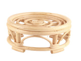 Rattan Indoor Plant Stand Round Shape Natural Plant Rack Handmade Rattan Planter Stand for Home V1294-YM0521-3111230045911