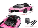 Ride On Car Maserati Licensed MCXtrema Car for Kids 12V Remote Control Pink RCAR-LS-MST99-PK