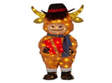 Christabelle 96cm Highland Cow Christmas Light Up Display LED Novelty Animal Gift Outdoor Indoo 112_MHA705