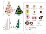 Jingle Jollys Prelit Christmas Tree Decorations Bundle Foldable Quick Setup PAPER-XMAS-SET-FLOOR-01