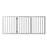 Wooden Pet Gate Dog Fence Retractable White 2000x 3MM PT1060-3-WH