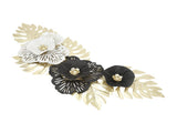 Nordic Luxury Wall Metal Pendant Innovative Iron Wall Flower Home Living Room Wall V1294-YM0521-3115220149511