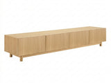 Artiss TV Unit Entertainment Unit Storage Cabinet 180cm Pine FUR-Z-CT02-TV180-WD-AB