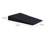 2x Cool Gel Memory Foam Bed Wedge Pillow EG0134-10X2