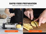 French Fry Cutter Manual Potato Slicer with 1/2 Inch & 3/8 Inch Stainless Steel Blades Potato V767-VVR-SYWSQSTJWJ12IGYCYV0