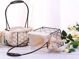 Iron Flower Baskets for Wedding Favors Floral Arrangement Flower Basket Succulent Greenery Baskets V1294-YM0716-220713HJ04-1