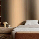 Wood Slat Acoustic Panels 23.6 x 47.2 inch for Modern Wall Decor Light Oak V952-FHXWBTQBQXMLK696CV0