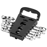 6Pcs Flexible Head Multi functional Ratchet Conination Spanner Wrench 8-17mm Repair Tools Set V1294-YM0722-JY04703