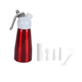 250mL Portable Red Aluminum Whipped Dessert Cream Butter Dispenser Whipper Foam Maker V1294-YM0722-JYA03290
