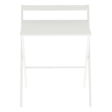 Levede Foldable Computer Desk Office Study Desk White DH1069-WHWH-AU