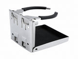 Foldable Stainless Steel Drink Cup Holder with Adjustable Arc Bracket for Boat Yacht RV Camper V1341-ZY-CAQUUEQZ-D-WHITE