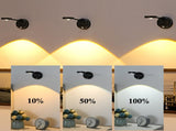 3-Pack Rechargeable LED Wall Spotlight for Art Wireless Motion Sensor Picture Light with Remote, 3 V1107-CS-QBSD3H