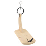Wooden Ham Holder Stand Pine Wood Stable Ham Display Rack Stand for Carve and Slice Spanish Ham V1294-YM0901-3118250077711