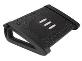 Under Desk Footrest 6 Height Adjustable Ergonomic Foot Stool with Massage Texture and Roller for V1294-YM0703-3116230002711