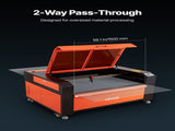 130W CO2 Laser Engraver, 1400 x 900 mm, CO2 Laser Engraver Cutter Machine with Water Chiller, 2 Way V952-EYHTJGDKJLDSNZ4E3001V3