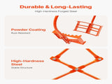 609mm Stone Lifting Tongs, 2-Claw Rock Tongs, Heavy Duty Steel Log Tongs, 500KG Lifting Capacity, V952-YMBYQ24YC2ZBYQ5WXV0