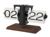 Flip Desk Clock Retro Large Number Mechanical Automatic Flip Clock for Living Room Home Office V1294-YM0901-3115250023911