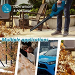 Cordless Leaf Blower Dust Tools Garden Lightweight for Makita 18V Battery AU V201-FUN0036BU8AU