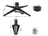 Jingle Jollys Christmas Tree Stand 360&deg Rotating for Xmas Tree Up to 2.7M with Remote Control XM-TR-E-STAND