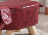 Children Wooden Low Stools Cute Cartoon Children Stool Small Dog Shape Stool for Home Kindergarten V1294-YM0716-3116220007316