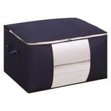 Clothes Storage Bags Fabric Foldable Blanket Storage Container Closet Organizer with Clear Window V1294-YM0901-3117250021312