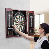 VEVOR Dartboard and Cabinet Set Official Size Complete Accessory Steel Tip Dart V952-MJTZZXBSKJK08JZLXV0
