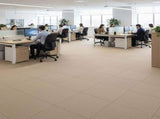 5m Beige Carpet Tiles Set Commercial & Domestic Flooring for Office, Retail, Home V63-953011