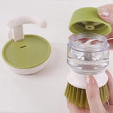 Palm Brush Upgraded,dish Brush Kitchen Soap Dispensing Brush With Storage Stand Dishes Mini Soap V1263-JX-1940