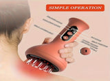 Smart Lymphatic and Back Massager, featuring deep tissue massage and portable design. Powered by USB V1232-LBAMQ001