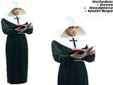 Mens Nun Costume Religious Catholic Priest Fancy Dress Party Outfit Church V563-12511-01