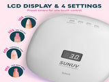 UV Light for Nails, LED UV Lamp for Gel Nails with 4 Timer Settings, Nail Dryer for Gel Polish for V1369-AZ3-W-26303