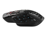 SOLAKAKA Wireless MMO Gaming Mouse 16 Buttons Bluetooth 24000 DPI RGB XFF3-MSSM809P-BK