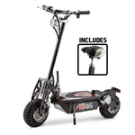 BULLET RPZ1600 Series 1000W Electric Scooter 48V - Turbo w/ LED for Adults/Child V219-TRNSCOBULA6RD