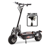 BULLET RPZ1600 Series 1000W Electric Scooter 48V - Turbo w/ LED for Adults/Child V219-TRNSCOBULA6RD