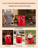 VEVOR Insulated Beverage Dispenser for Hot & Cold Drinks 3 Gal/11.4L Cooler Jug V952-YLHLQQYXKHS33IT25001V0