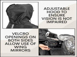 sets Luxury poncho for mobility scooter - Lightweight rain with window Universal fit V1189-LC-QP-00084