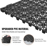 Modular Interlocking Cushion, 55 Pack 30 x 30 cm Splicing Drainage Mats, PVC Interlocking Drainage V952-HZXSJDD1212YJT8W2V0