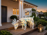 Christabelle 66cm Grazing Reindeer Christmas Light Up Display Animated LED Outdoor Indoor Xmas 112_SHE204