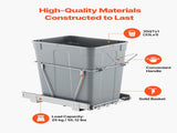 Pullout Trash Can for Kitchen Cabinets, Garbage Waste Recycling Bin, Under Mount Waste Container, V952-CFLJTDTDTHSWA5O0YV0
